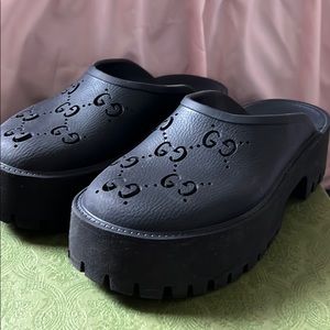 Gucci Platform Clog Sandals